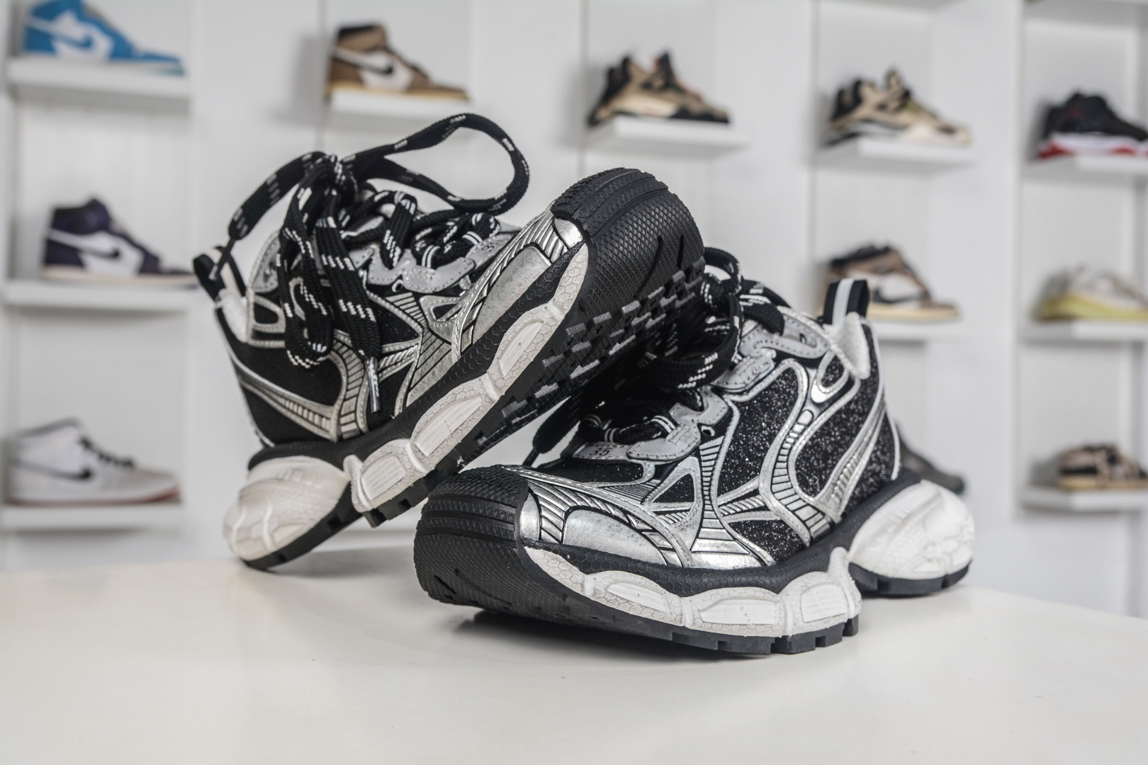 XA版本顶级BALENCIAGA 3XL Sneakers 巴黎世家十代 黑色满天星 734731 W3XLX 1080-Top High Quatity Cheap Sneakers Fashion Clothing Clothes Bags handbags Shoes of all Brand wholesale With The best Quality And Beautiful Price from China Factory Chinese suppliers wholesaler seller XA版本顶级BALENCIAGA 3XL Sneakers 巴黎世家十代 黑色满天星 734731 W3XLX 1080