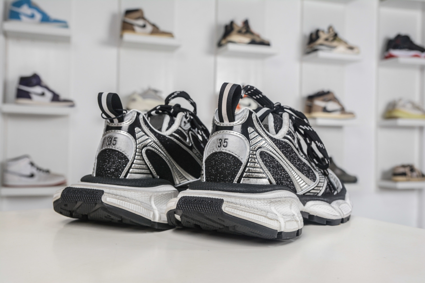 XA版本顶级BALENCIAGA 3XL Sneakers 巴黎世家十代 黑色满天星 734731 W3XLX 1080-Top High Quatity Cheap Sneakers Fashion Clothing Clothes Bags handbags Shoes of all Brand wholesale With The best Quality And Beautiful Price from China Factory Chinese suppliers wholesaler seller XA版本顶级BALENCIAGA 3XL Sneakers 巴黎世家十代 黑色满天星 734731 W3XLX 1080
