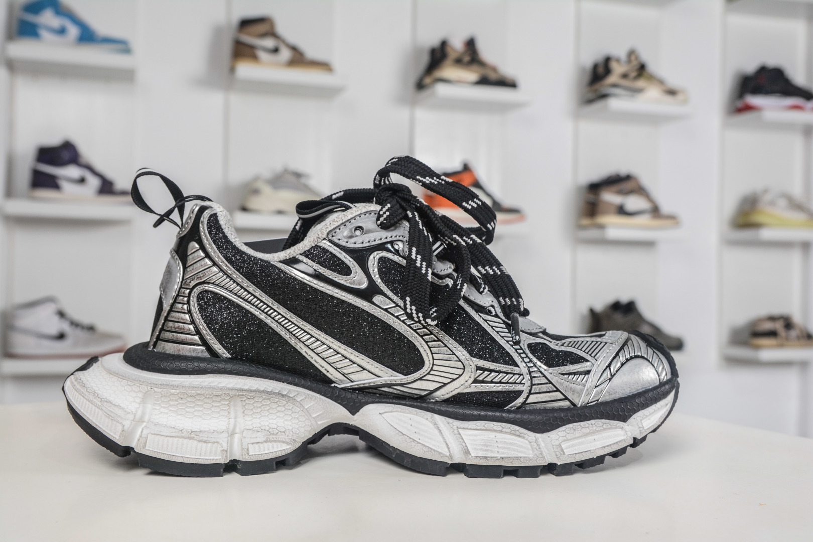 XA版本顶级BALENCIAGA 3XL Sneakers 巴黎世家十代 黑色满天星 734731 W3XLX 1080-Top High Quatity Cheap Sneakers Fashion Clothing Clothes Bags handbags Shoes of all Brand wholesale With The best Quality And Beautiful Price from China Factory Chinese suppliers wholesaler seller XA版本顶级BALENCIAGA 3XL Sneakers 巴黎世家十代 黑色满天星 734731 W3XLX 1080