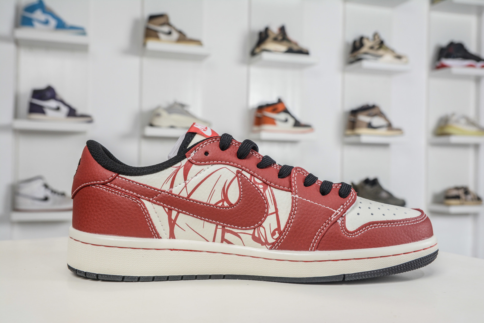 TS x Nike Air Jordan 1 Low 马年限定 白红绘影 NH0601-065-Top High Quatity Cheap Sneakers Fashion Clothing Clothes Bags handbags Shoes of all Brand wholesale With The best Quality And Beautiful Price from China Factory Chinese suppliers wholesaler seller TS x Nike Air Jordan 1 Low 马年限定 白红绘影 NH0601-065