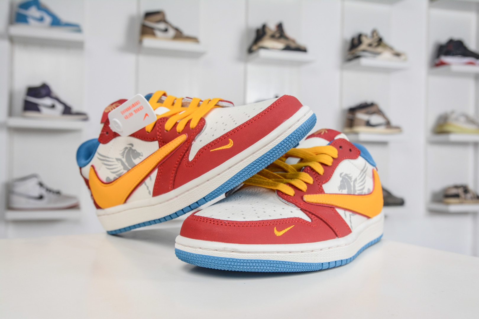 TS x Nike Air Jordan 1 Low 马年限定 白红橙 DZ2688-116-Top High Quatity Cheap Sneakers Fashion Clothing Clothes Bags handbags Shoes of all Brand wholesale With The best Quality And Beautiful Price from China Factory Chinese suppliers wholesaler seller TS x Nike Air Jordan 1 Low 马年限定 白红橙 DZ2688-116