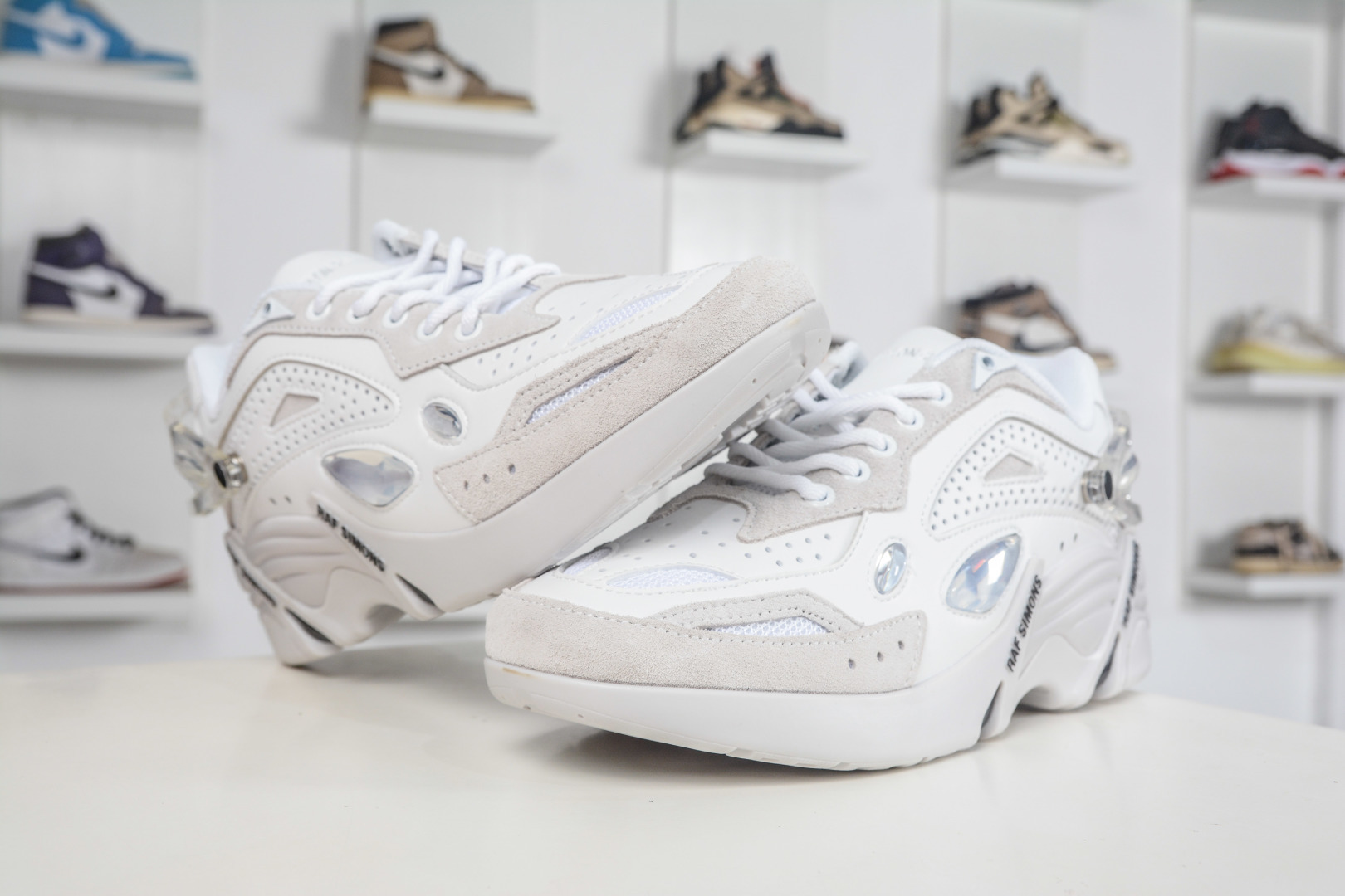 RAF SIMONS CYLON-21 潮流运动 织物皮革 圆头系带 低帮休闲鞋 HR740003S-Top High Quatity Cheap Sneakers Fashion Clothing Clothes Bags handbags Shoes of all Brand wholesale With The best Quality And Beautiful Price from China Factory Chinese suppliers wholesaler seller RAF SIMONS CYLON-21 潮流运动 织物皮革 圆头系带 低帮休闲鞋 HR740003S