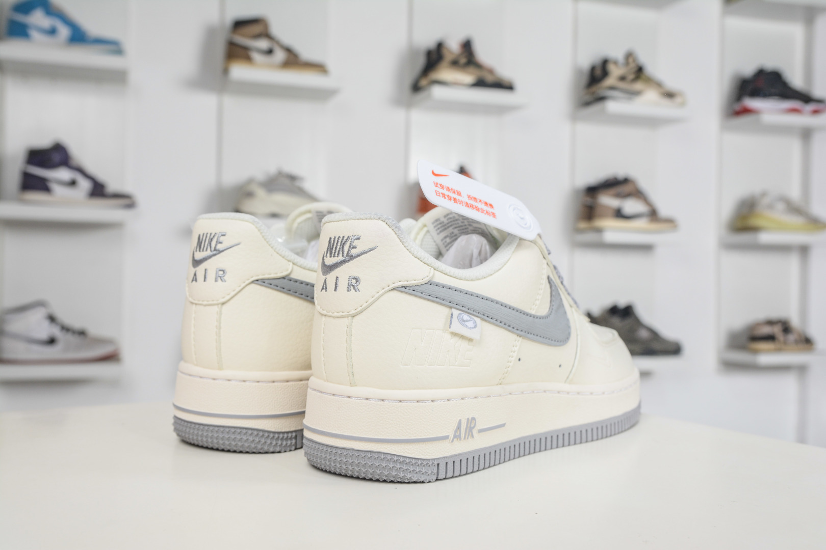 260 Nike Air Force 1 Low 07 米白烟灰 SM6668-121