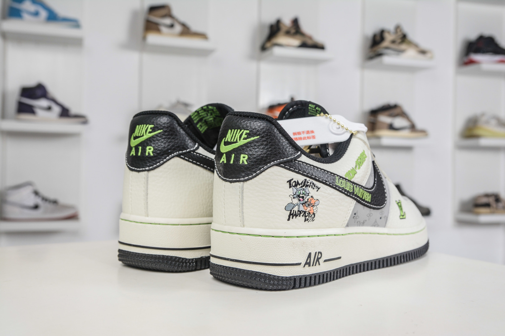 Nike Air Force 1 Low 07 x Louis Vuitton LV联名-白灰黑绿 XY9025-012-Top High Quatity Cheap Sneakers Fashion Clothing Clothes Bags handbags Shoes of all Brand wholesale With The best Quality And Beautiful Price from China Factory Chinese suppliers wholesaler seller Nike Air Force 1 Low 07 x Louis Vuitton LV联名-白灰黑绿 XY9025-012