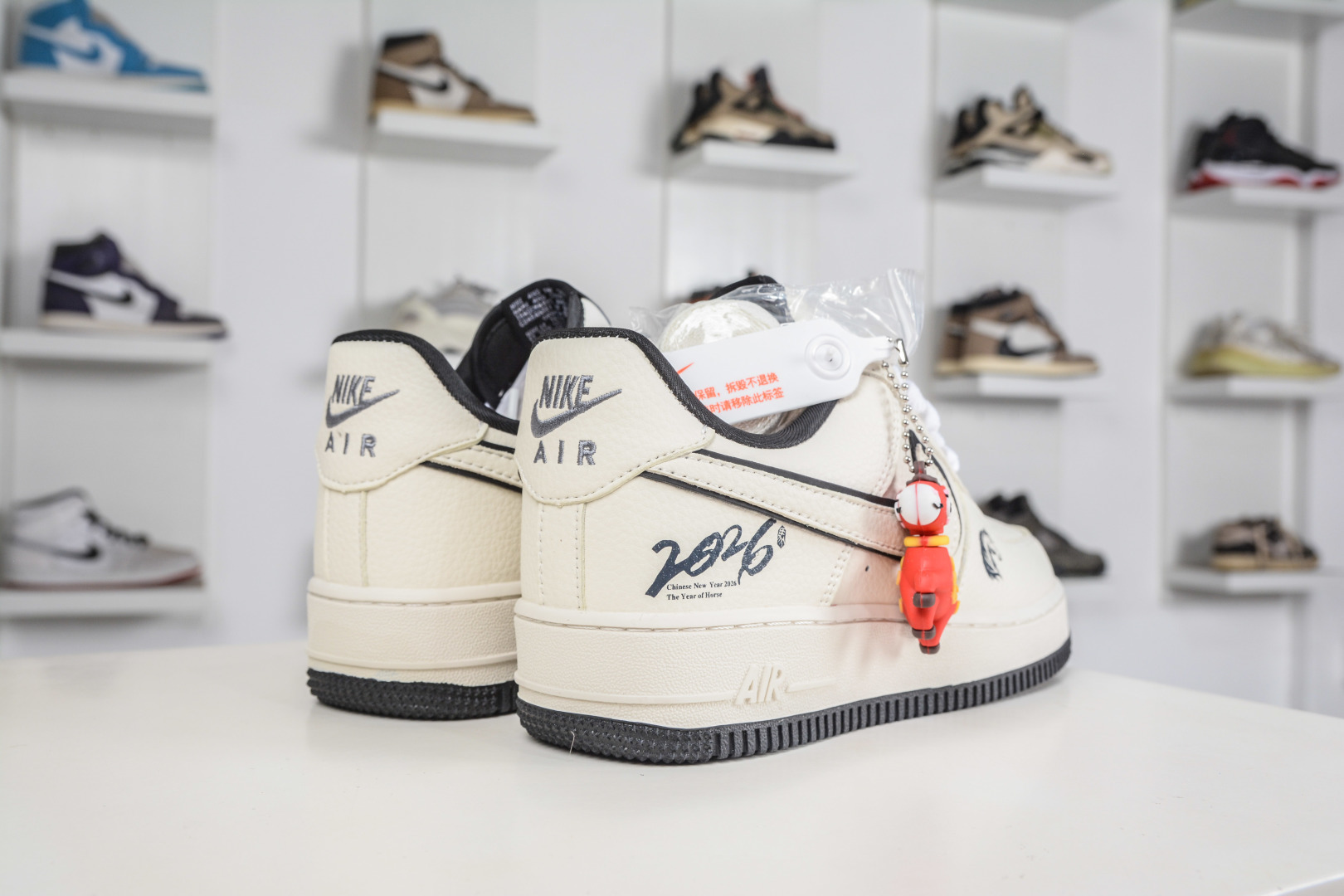 260 Nike Air Force 1 Low 07 马年限定 米白黑色线条 DN1688-821