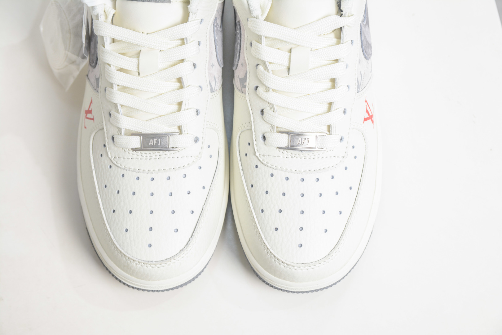 250 Nike Air Force 1 Low 07 x Louis Vuitton LV联名-米灰红 HS6188-134
