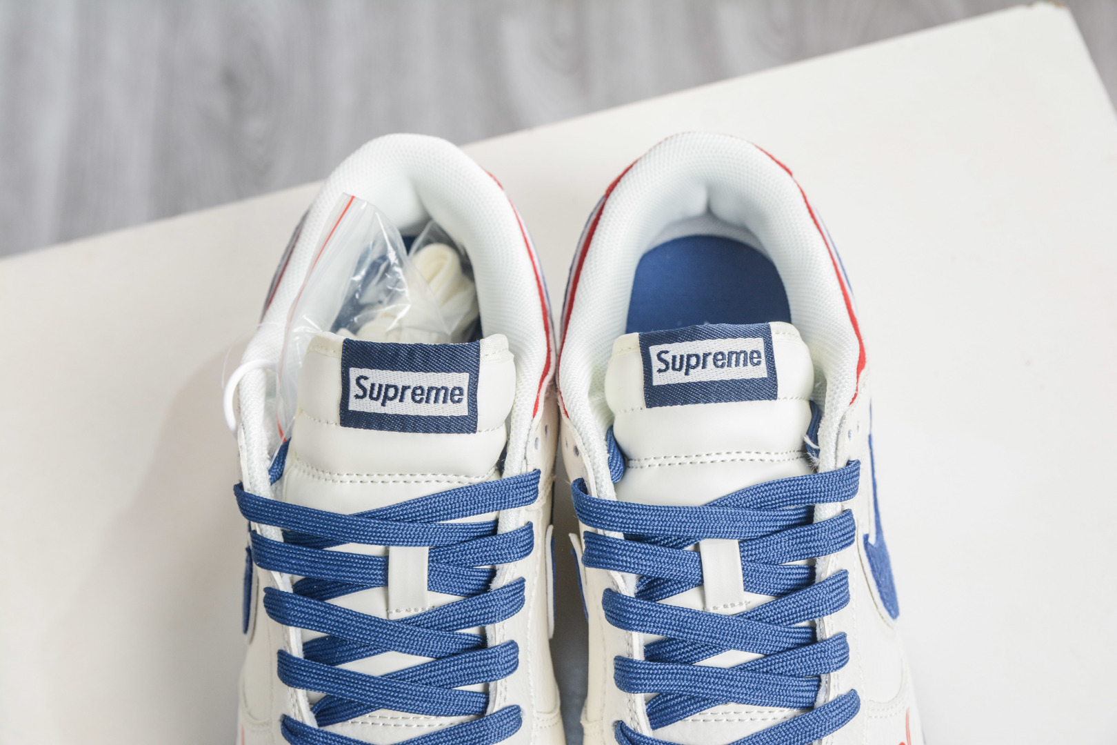 270 Nike SB Dunk Low x Superme SUP联名-白蓝红 XZ5899-117