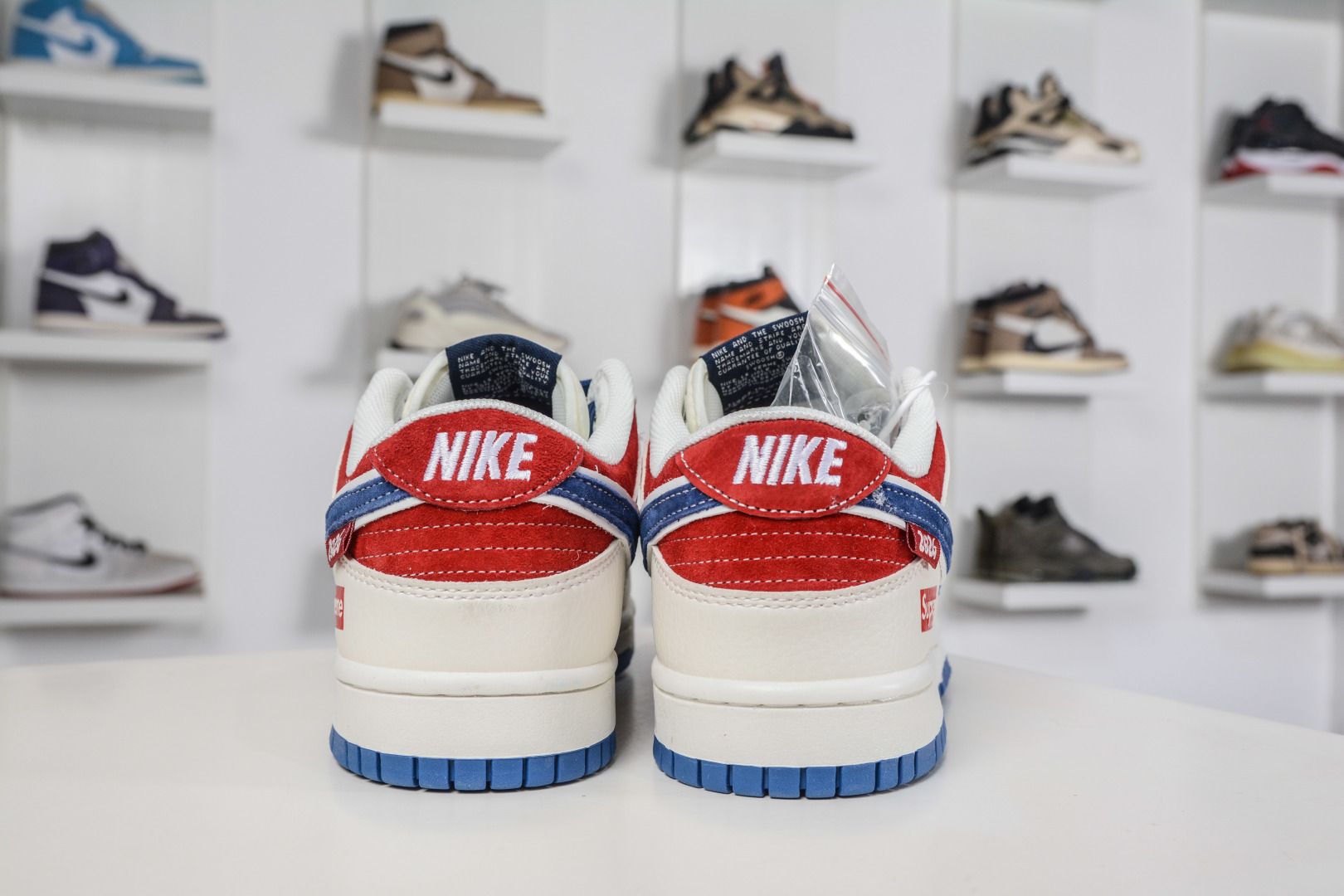 270 Nike SB Dunk Low x Superme SUP联名-白蓝红 XZ5899-117