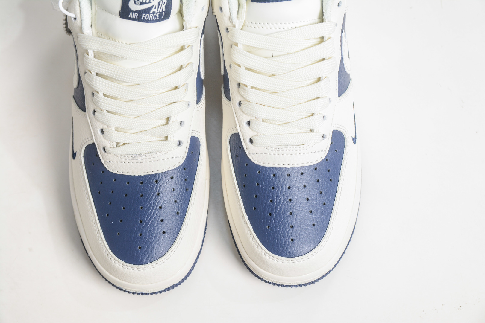 Nike Air Force 1 Low 07 x Balenciaga 巴黎世家联名-米白藏蓝 DN1688-817 Nike Air Force 1 Low 07 x Balenciaga 巴黎世家联名-米白藏蓝 DN1688-817