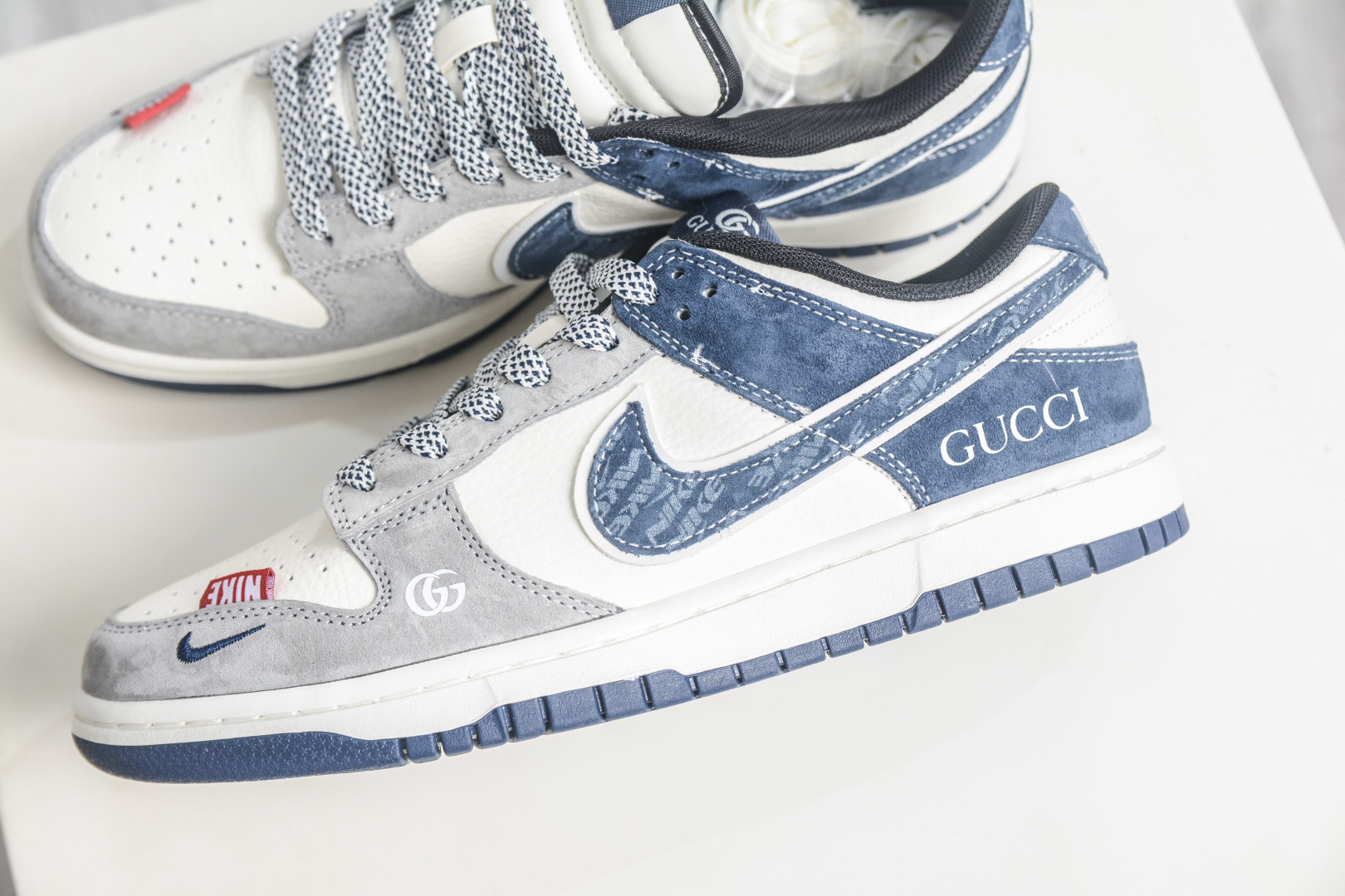 Air Jordan 1 Retro Low x GUCCI 古驰联名-米灰深蓝 XZ5899-107 S Air Jordan 1 Retro Low x GUCCI 古驰联名-米灰深蓝 XZ5899-107 S