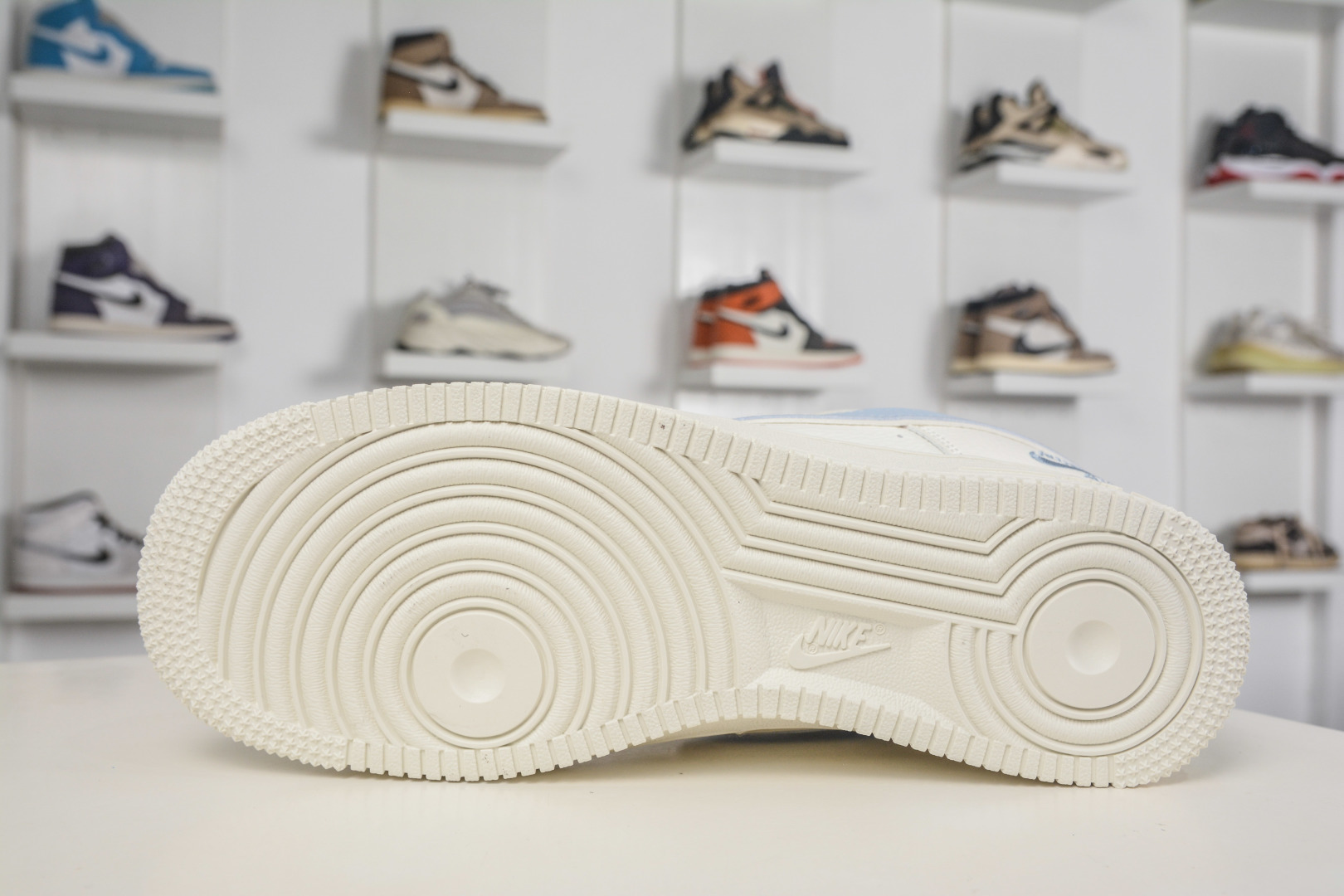 Nike Air Force 1 Low 07 米白蓝小勾 CS5288-071 Nike Air Force 1 Low 07 米白蓝小勾 CS5288-071