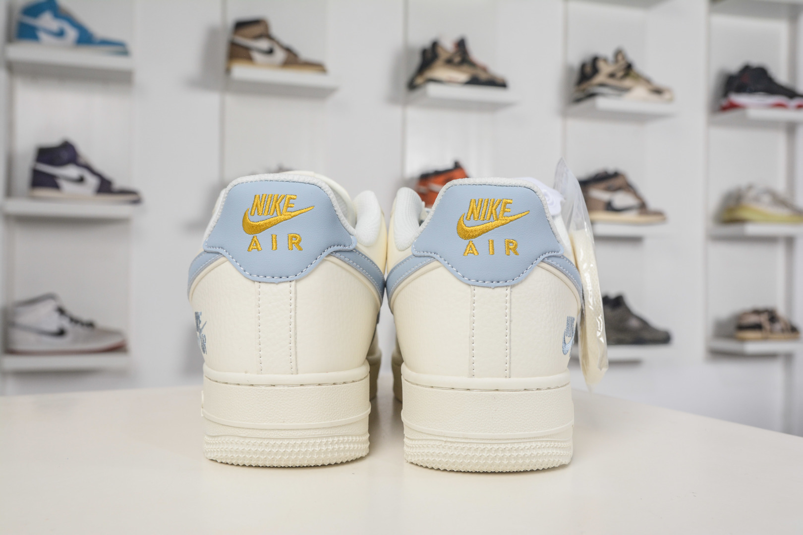 Nike Air Force 1 Low 07 米白蓝小勾 CS5288-071 Nike Air Force 1 Low 07 米白蓝小勾 CS5288-071