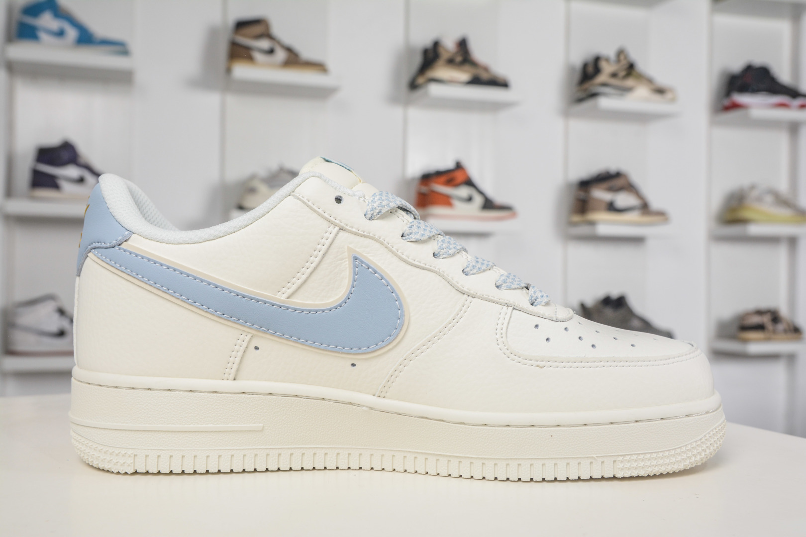 Nike Air Force 1 Low 07 米白蓝小勾 CS5288-071 Nike Air Force 1 Low 07 米白蓝小勾 CS5288-071