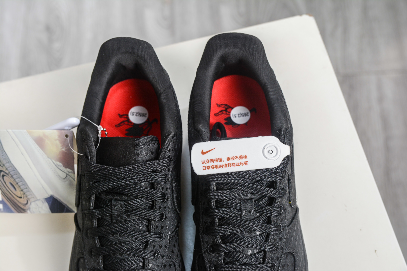 HY版NK Air Force 1 '07 Low 黑色爱心情人节 IQ9965-001 HY版NK Air Force 1 '07 Low 黑色爱心情人节 IQ9965-001
