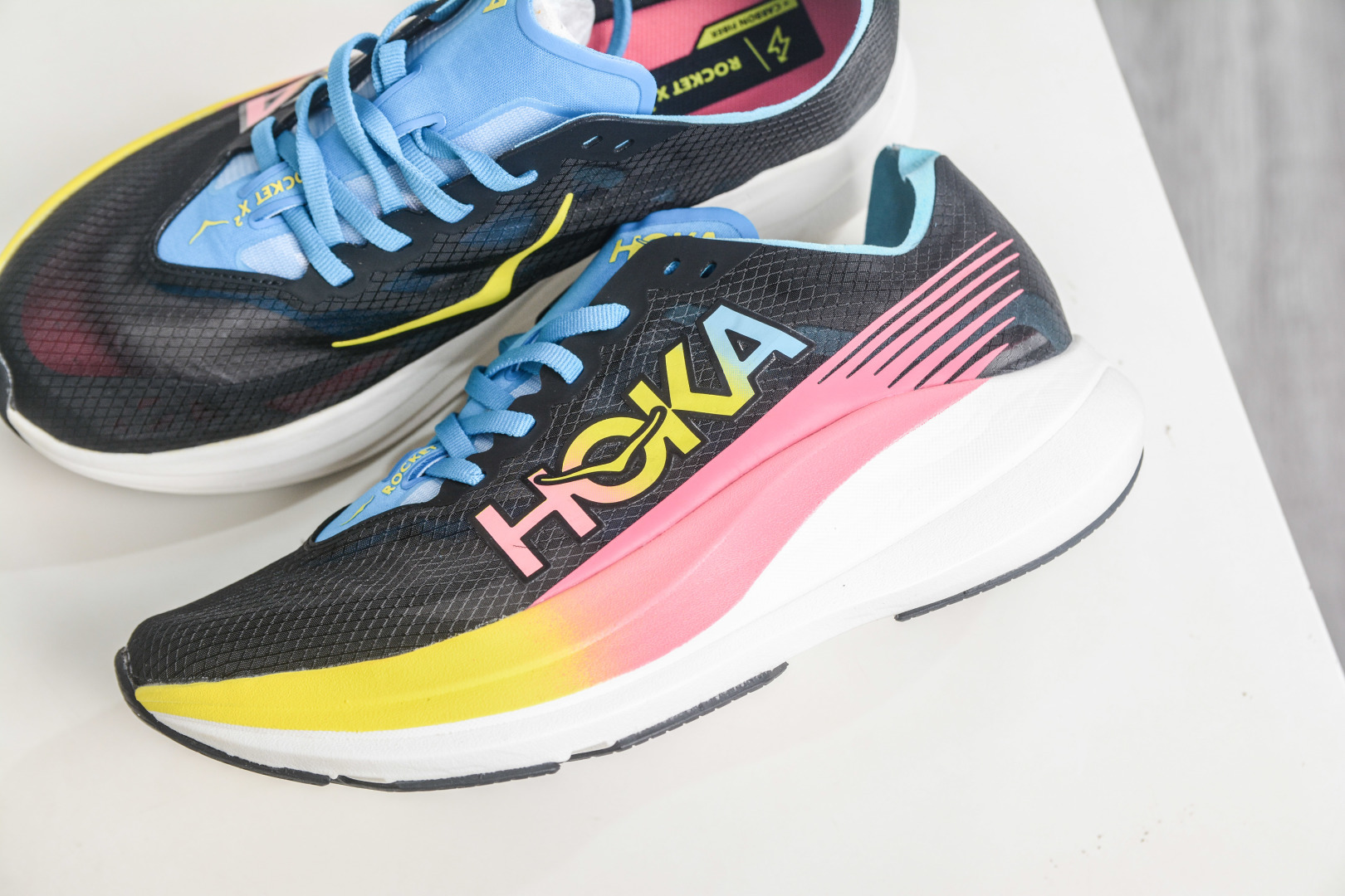 170 X版 HOKA ONE ONE Rocket X 2 火箭系列 半透明蝉翼网眼透气跑步鞋 1127927/HEIH-Chinese UA Cheap High Quatity Brand Clothes Bags handbags Sneakers wholesale wholesaler seller from China Factory suppliers Fashion Clothing Shoes best Quality Beautiful Price 170 X版 HOKA ONE ONE Rocket X 2 火箭系列 半透明蝉翼网眼透气跑步鞋 1127927/HEIH