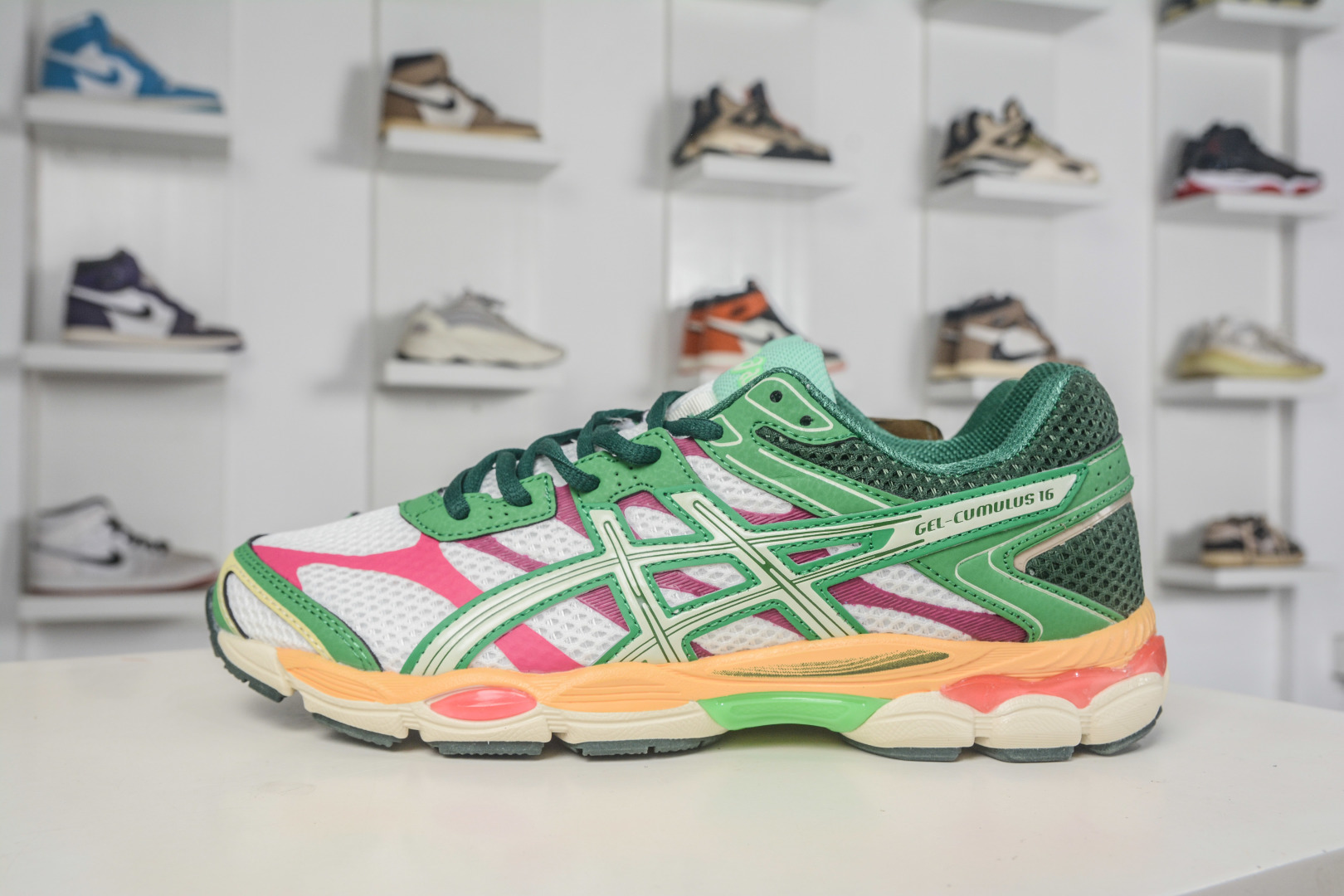 Asics Gel-Cumulus 16 亚瑟士复古透气休闲缓震耐磨跑步鞋 1203A763-100 Asics Gel-Cumulus 16 亚瑟士复古透气休闲缓震耐磨跑步鞋 1203A763-100
