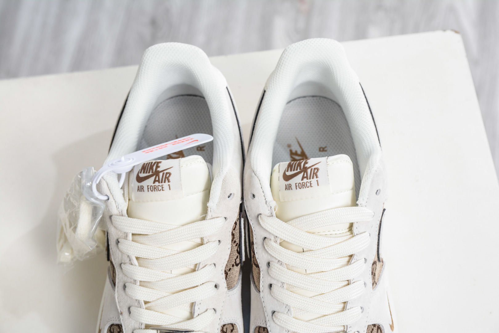 Gucci x NIke Air Force 1 古驰联名-米黄 MM3399-807 Gucci x NIke Air Force 1 古驰联名-米黄 MM3399-807