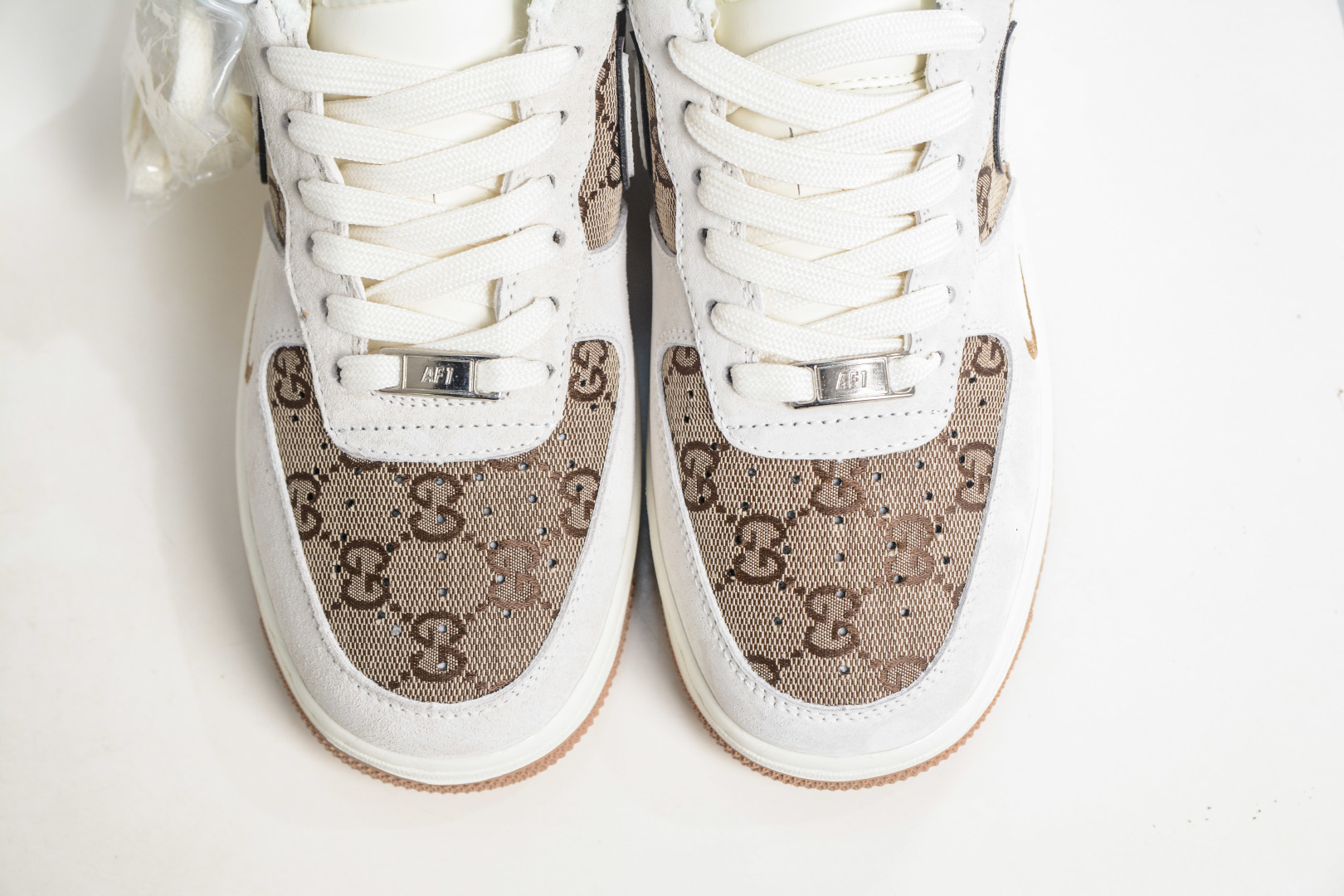 Gucci x NIke Air Force 1 古驰联名-米黄 MM3399-807 Gucci x NIke Air Force 1 古驰联名-米黄 MM3399-807