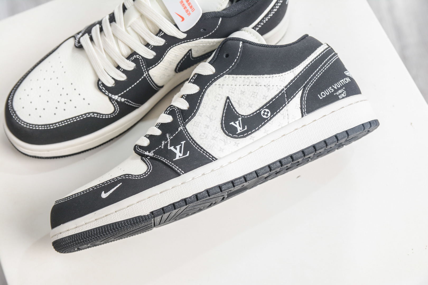 Air Jordan x Louis Vuitton AJ1 Low AJ1 低帮LV联名-黑白 KG6669-F58 Air Jordan x Louis Vuitton AJ1 Low AJ1 低帮LV联名-黑白 KG6669-F58