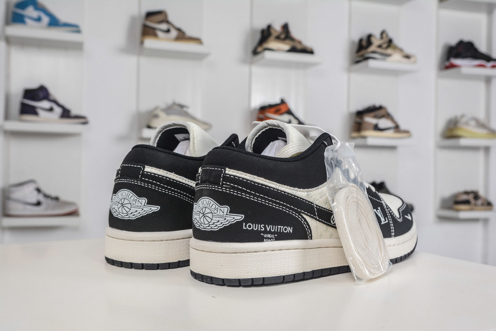 Air Jordan x Louis Vuitton AJ1 Low AJ1 低帮LV联名-黑白 KG6669-F58 Air Jordan x Louis Vuitton AJ1 Low AJ1 低帮LV联名-黑白 KG6669-F58