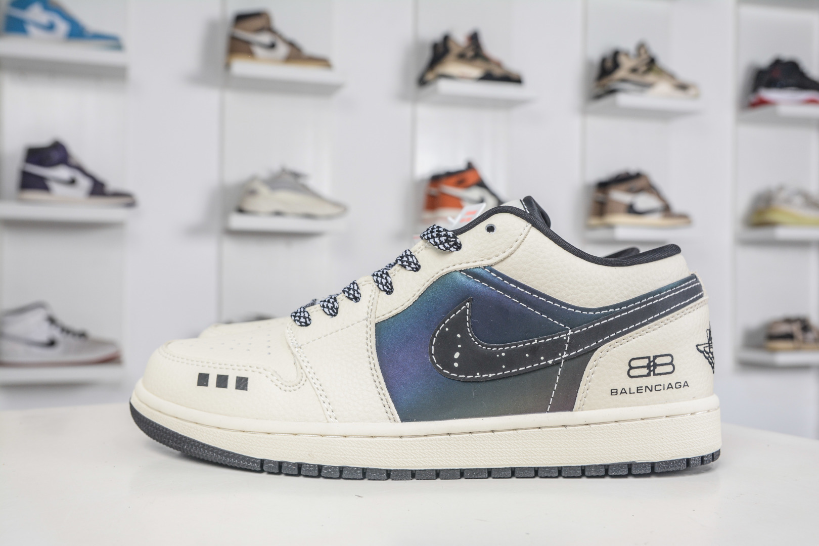 Air Jordan 1 Retro Low x Balenciaga 巴黎世家联名-白炫彩 LL8888-007 Air Jordan 1 Retro Low x Balenciaga 巴黎世家联名-白炫彩 LL8888-007