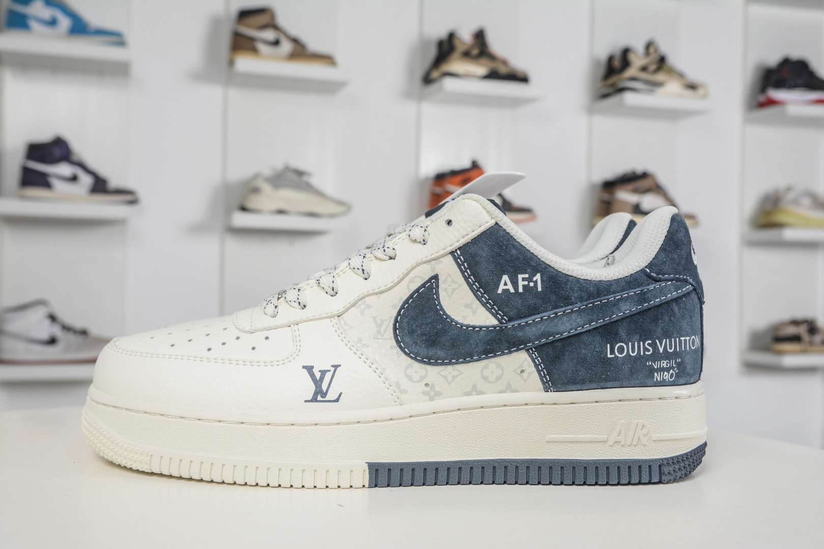 Nike Air Force 1 Low 07 x Louis Vuitton LV联名-白藏青 KG6699-F50 Nike Air Force 1 Low 07 x Louis Vuitton LV联名-白藏青 KG6699-F50