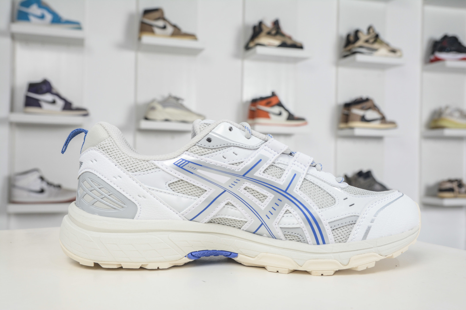 X版 亚瑟士/Asics Gel-Nunobik”White Sapphire”布引系列低帮轻量缓震休闲运动跑步鞋 1203A536-100 X版 亚瑟士/Asics Gel-Nunobik”White Sapphire”布引系列低帮轻量缓震休闲运动跑步鞋 1203A536-100