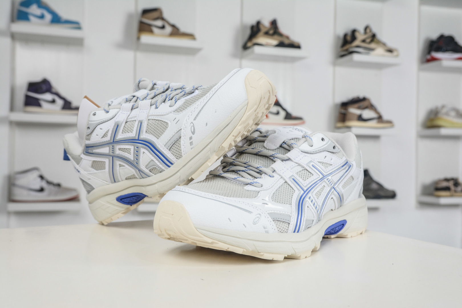 X版 亚瑟士/Asics Gel-Nunobik”White Sapphire”布引系列低帮轻量缓震休闲运动跑步鞋 1203A536-100 X版 亚瑟士/Asics Gel-Nunobik”White Sapphire”布引系列低帮轻量缓震休闲运动跑步鞋 1203A536-100