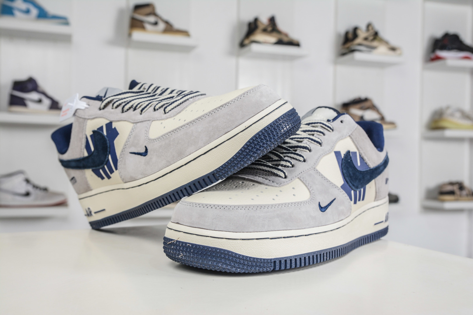 Nike Air Force 1 Low 07 x UNDEFEATED UND联名-白灰蓝 FV3694-113