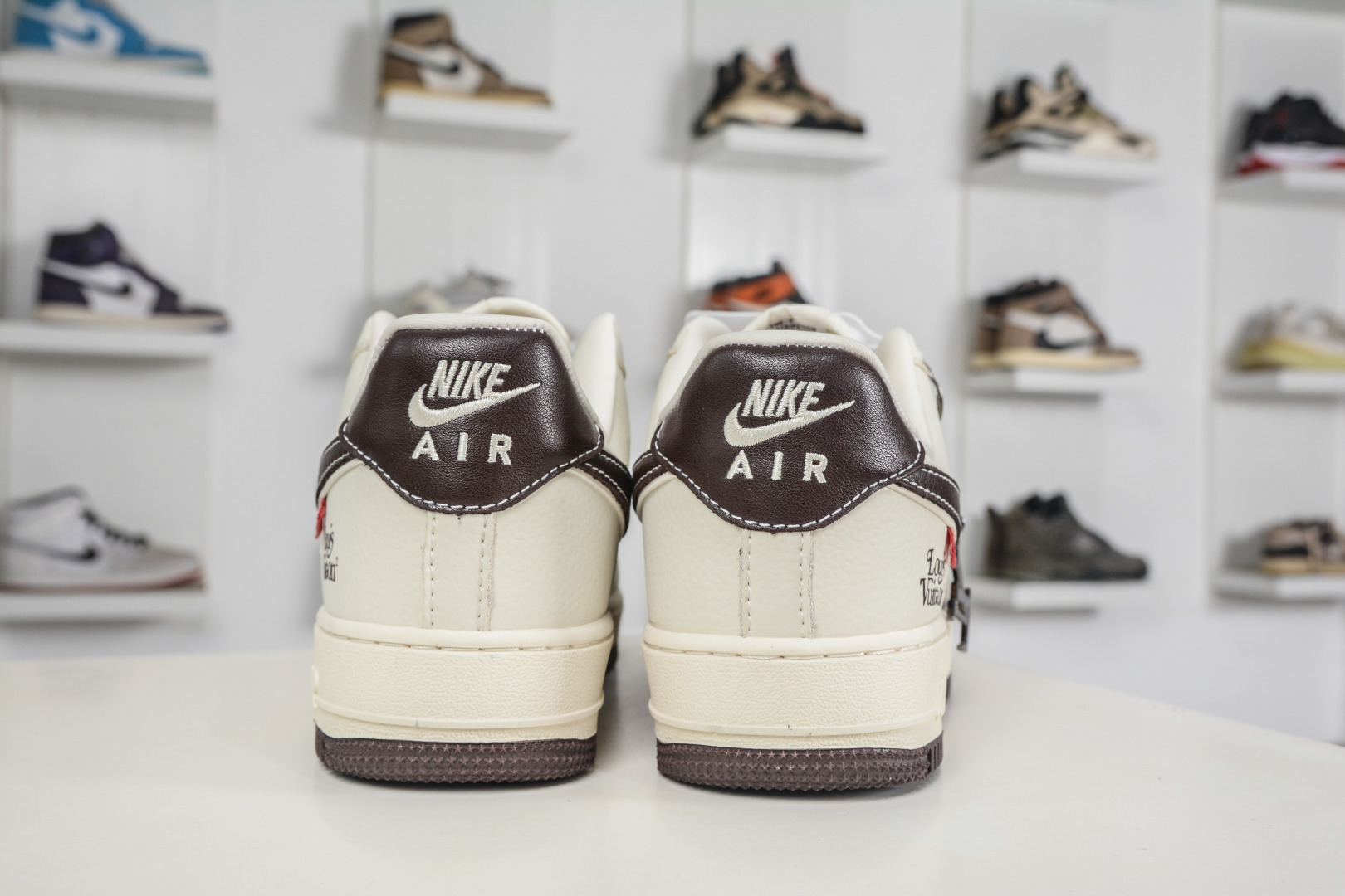 Nike Air Force 1 Low 07 x Louis Vuitton LV联名-米白棕 KL1688-007-Top High Quatity Cheap Sneakers Fashion Clothing Clothes Bags handbags Shoes of all Brand wholesale With The best Quality And Beautiful Price from China Factory Chinese suppliers wholesaler seller Nike Air Force 1 Low 07 x Louis Vuitton LV联名-米白棕 KL1688-007