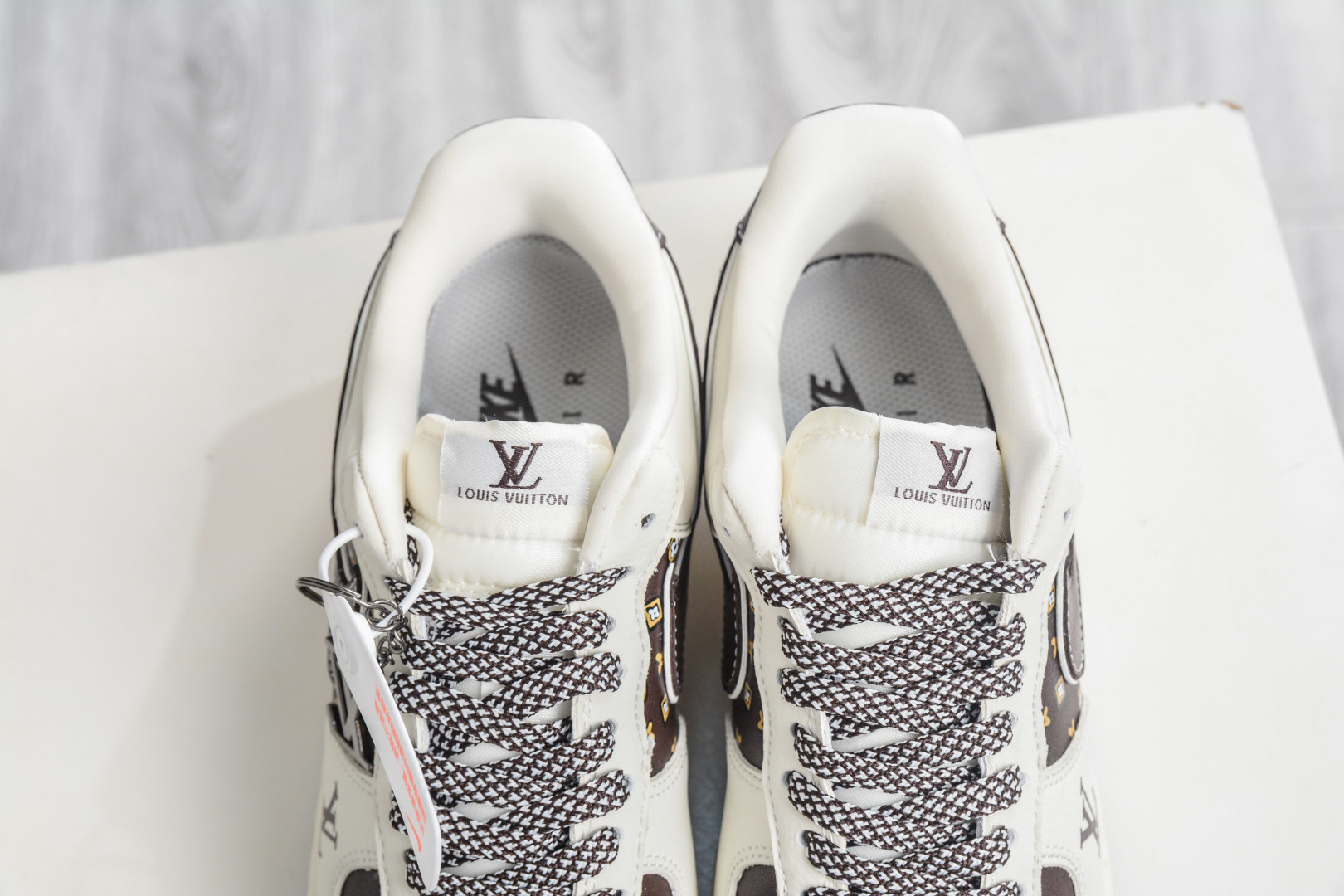 Nike Air Force 1 Low 07 x Louis Vuitton LV联名-米白棕 KL1688-007-Top High Quatity Cheap Sneakers Fashion Clothing Clothes Bags handbags Shoes of all Brand wholesale With The best Quality And Beautiful Price from China Factory Chinese suppliers wholesaler seller Nike Air Force 1 Low 07 x Louis Vuitton LV联名-米白棕 KL1688-007
