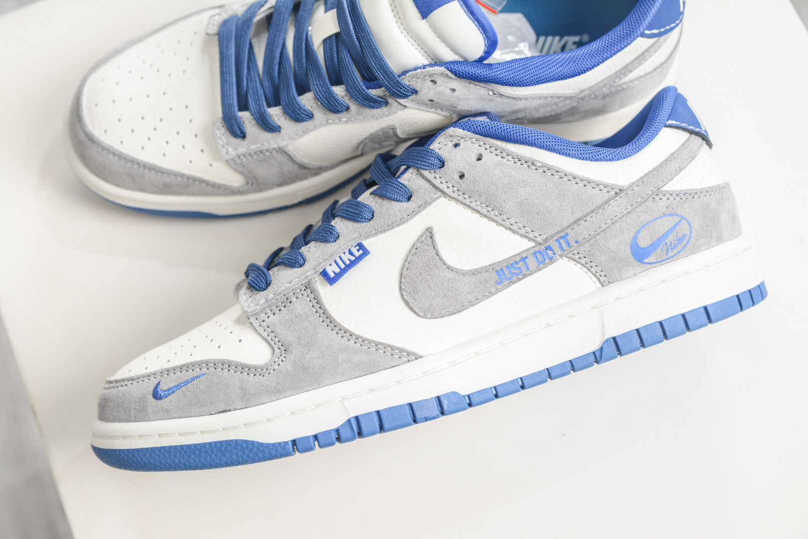 Nike SB Dunk Low x Just Do It JDI联名-白灰蓝 XZ5899-105