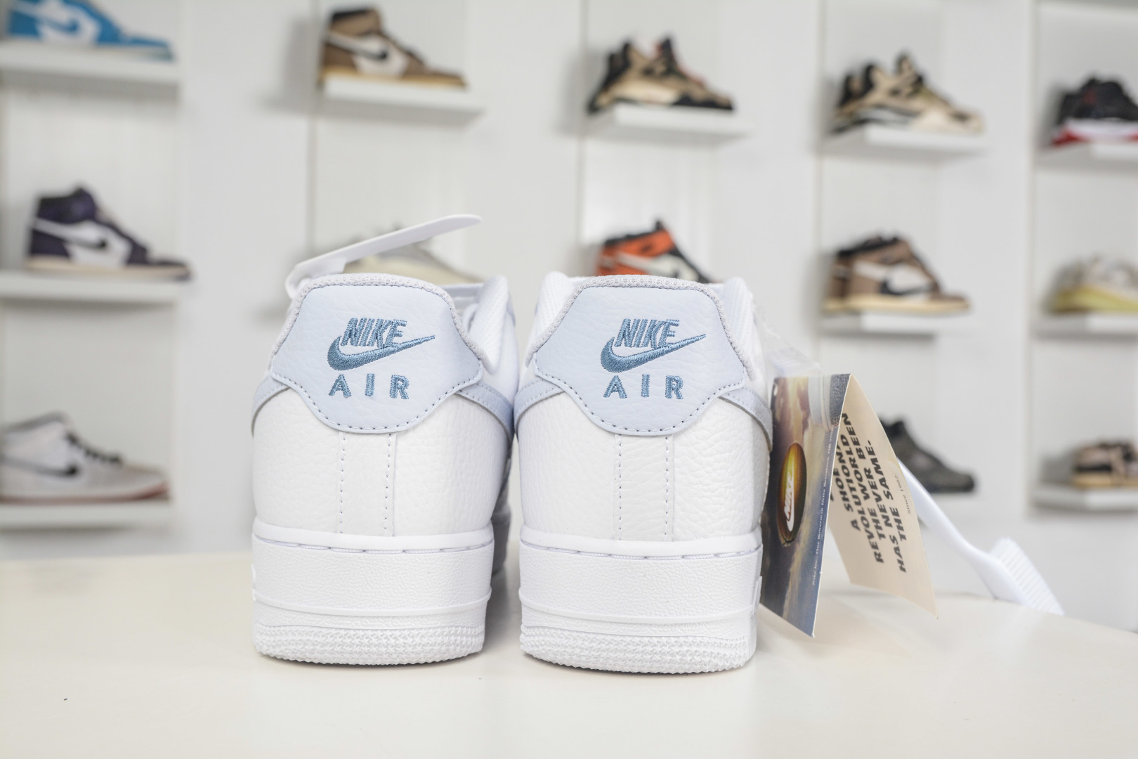 HY版Nike Air Force 1 Low 07 白淡蓝钩 HV2511-100