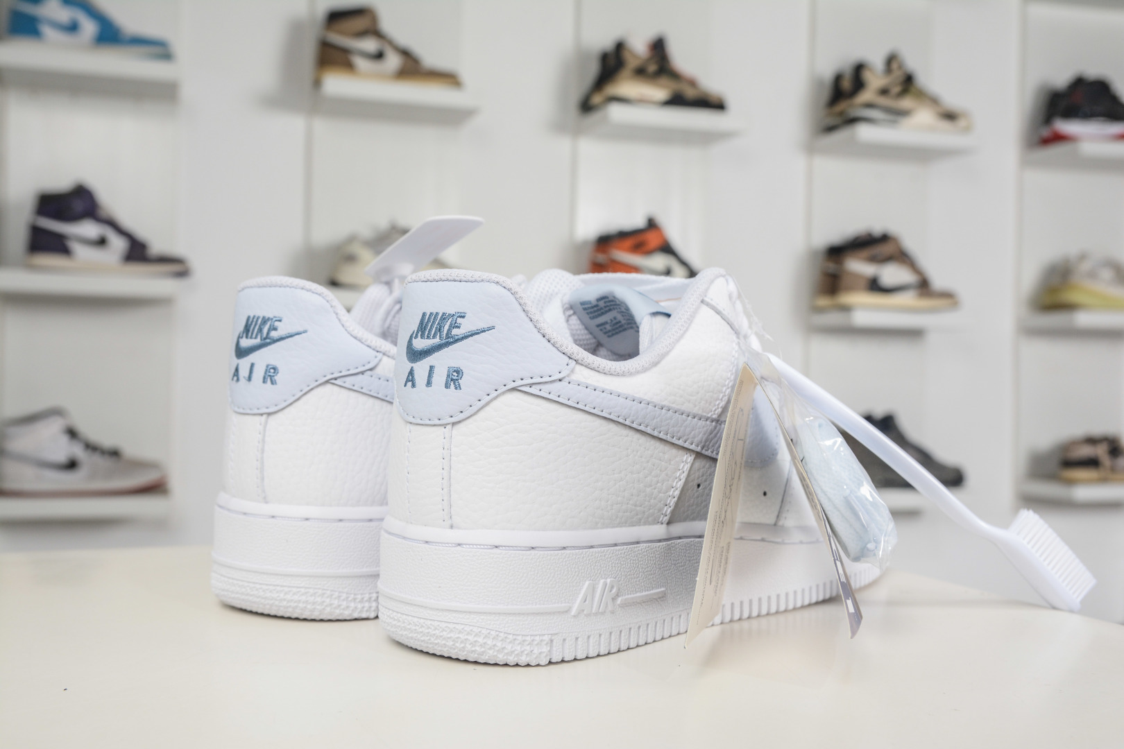 HY版Nike Air Force 1 Low 07 白淡蓝钩 HV2511-100