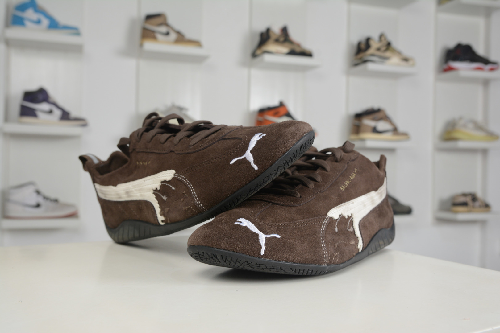 XA版 PUMA 彪马 x Balenciaga巴黎世家 Speedcat 系列 薄底鞋 847146 WSDSD 2910