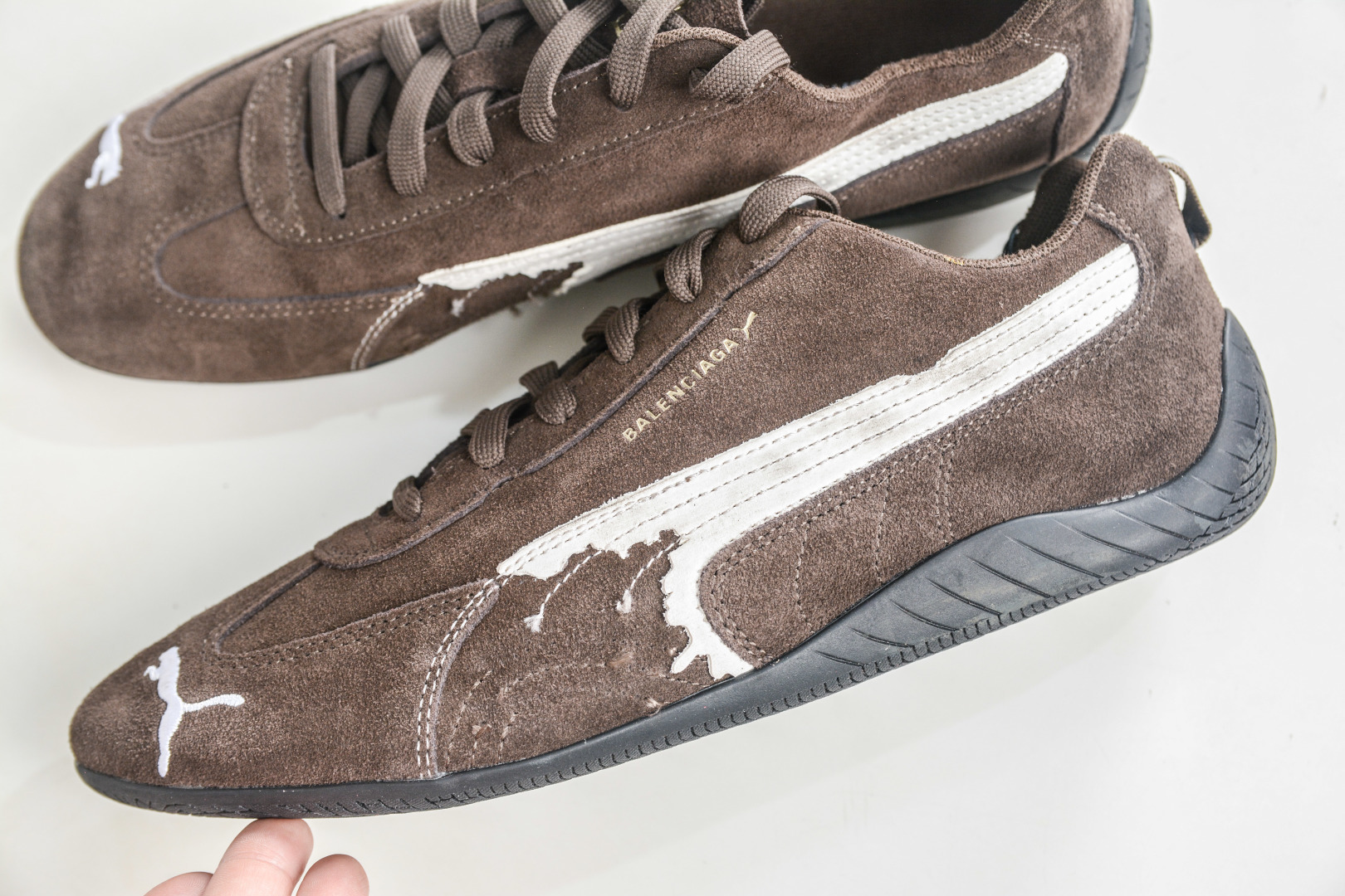 XA版 PUMA 彪马 x Balenciaga巴黎世家 Speedcat 系列 薄底鞋 847146 WSDSD 2910