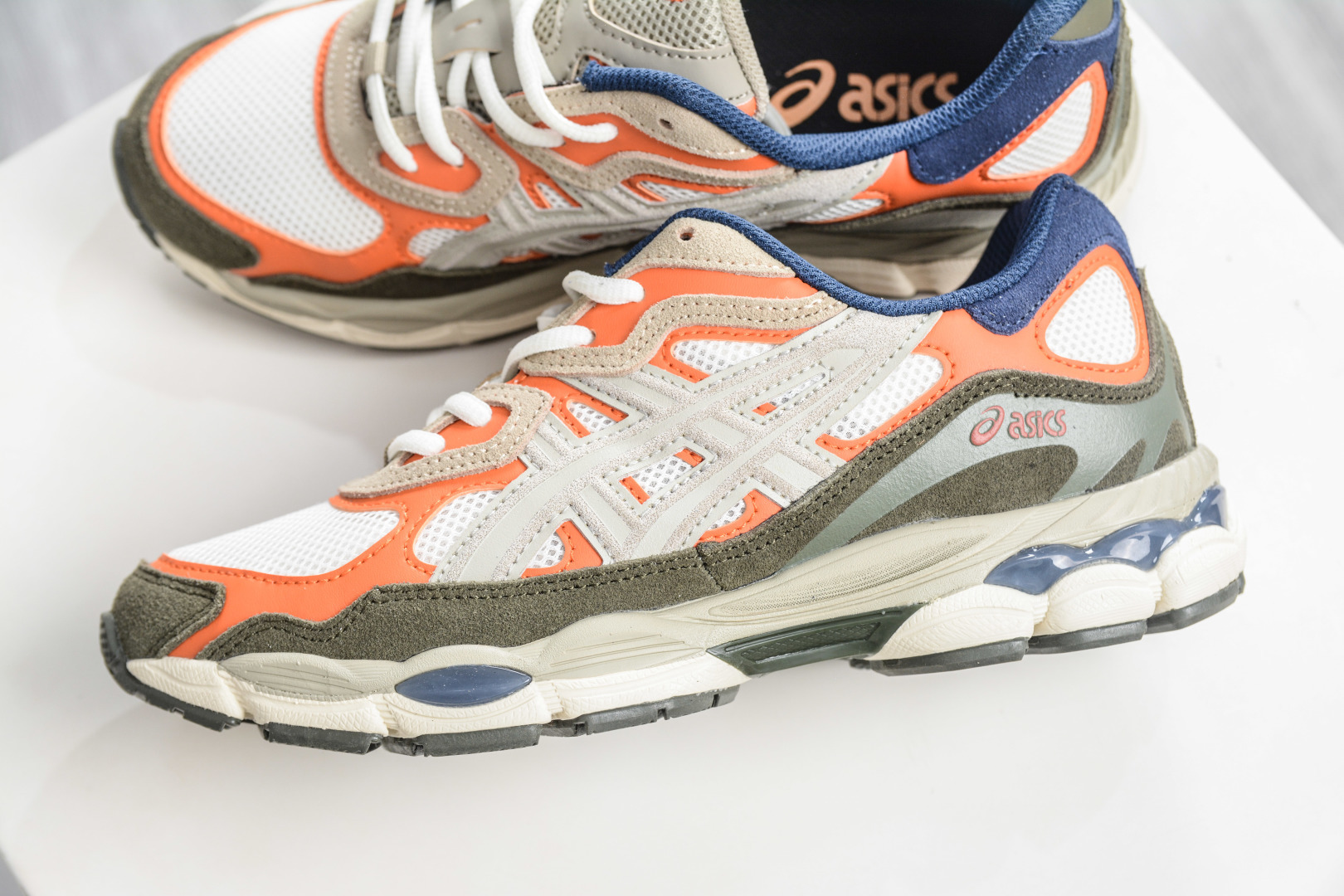 X版 Asics GEL-N亚瑟士防滑耐磨透气低帮复古运动休闲运动鞋 1203A383-108