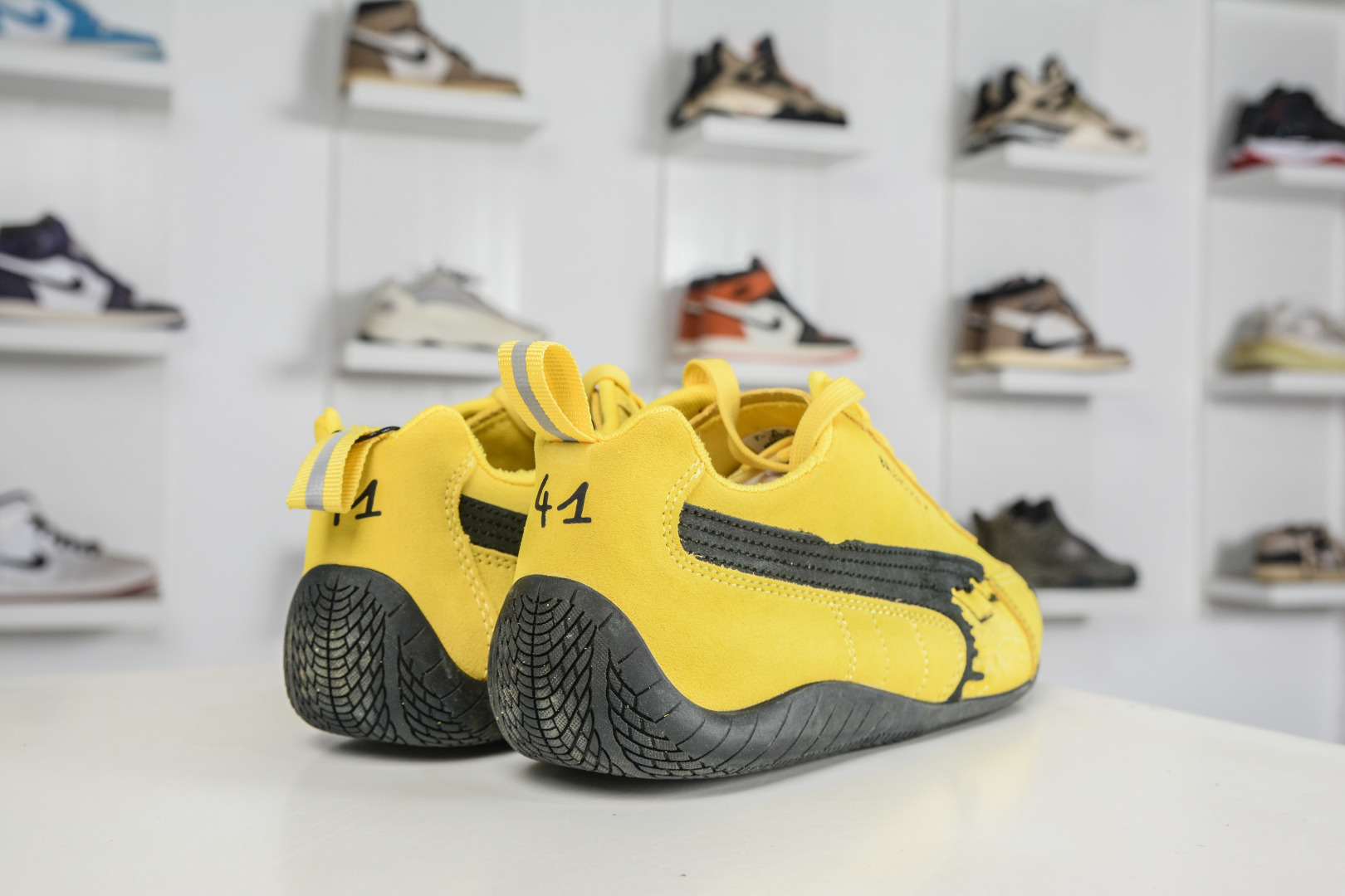 XA版 PUMA 彪马 x Balenciaga巴黎世家 Speedcat 系列 薄底鞋 847146 WSDSD 7010