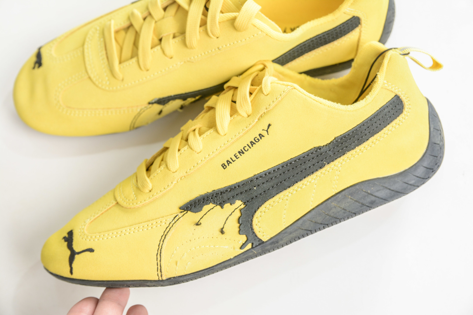 XA版 PUMA 彪马 x Balenciaga巴黎世家 Speedcat 系列 薄底鞋 847146 WSDSD 7010