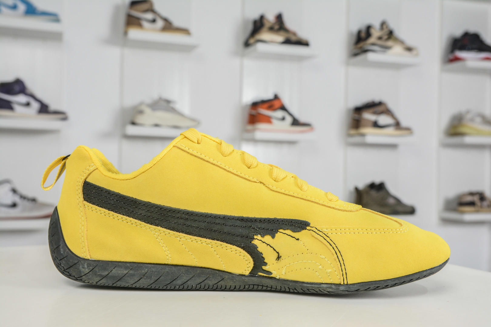XA版 PUMA 彪马 x Balenciaga巴黎世家 Speedcat 系列 薄底鞋 847146 WSDSD 7010