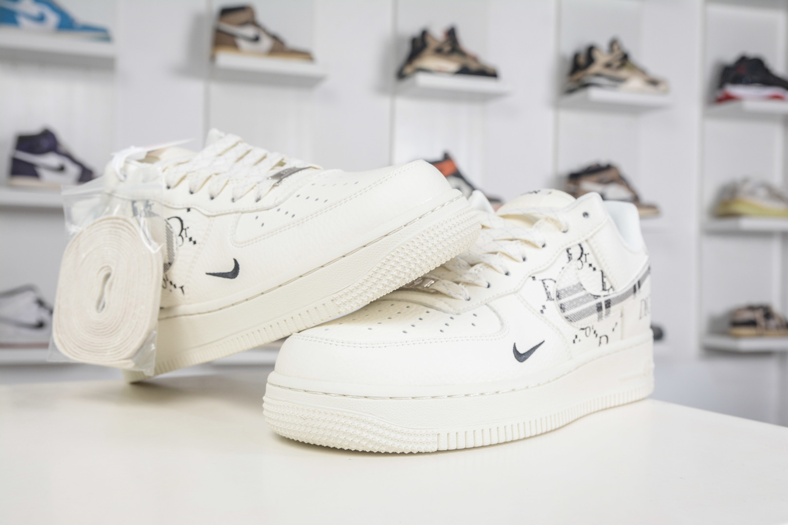 Nike Air Force 1 Low 07 x Dior 迪奥联名-米黑 KG6699-F38-Top High Quatity Cheap Sneakers Fashion Clothing Clothes Bags handbags Shoes of all Brand wholesale With The best Quality And Beautiful Price from China Factory Chinese suppliers wholesaler seller Nike Air Force 1 Low 07 x Dior 迪奥联名-米黑 KG6699-F38