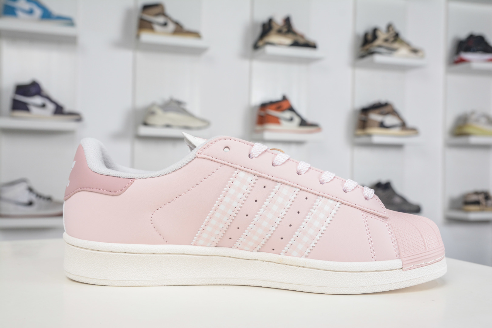 AD Originals Superstar 2 粉白 贝壳头 KJ3968-Top High Quatity Cheap Sneakers Fashion Clothing Clothes Bags handbags Shoes of all Brand wholesale With The best Quality And Beautiful Price from China Factory Chinese suppliers wholesaler seller AD Originals Superstar 2 粉白 贝壳头 KJ3968