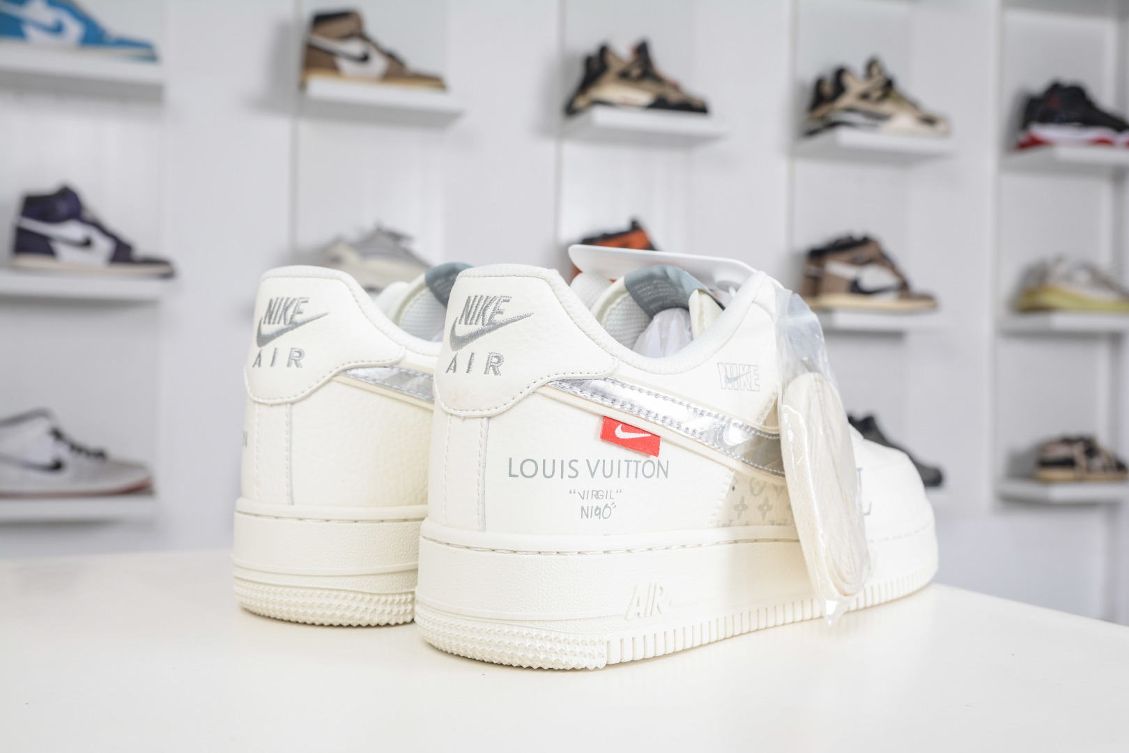Nike Air Force 1 Low 07 x Louis Vuitton LV联名-白银 KG6699-F39