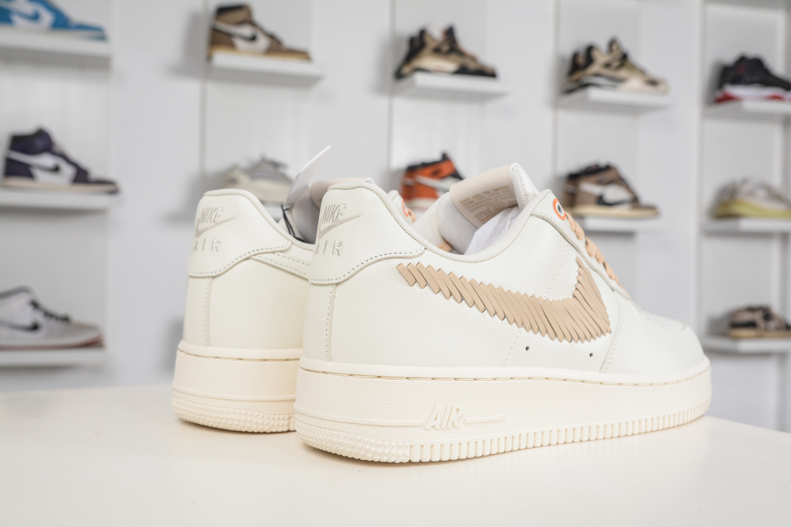 HY版Nike Air Force 1 Low 07 米白卡其编织勾 IR7011-121-Top High Quatity Cheap Sneakers Fashion Clothing Clothes Bags handbags Shoes of all Brand wholesale With The best Quality And Beautiful Price from China Factory Chinese suppliers wholesaler seller HY版Nike Air Force 1 Low 07 米白卡其编织勾 IR7011-121