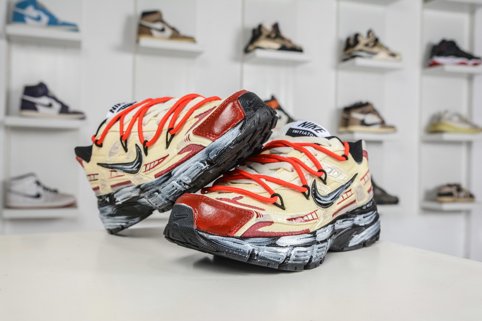 NK Initiator 创始者系列 复古运动舒适网布休闲跑步鞋 394055-102-Top High Quatity Cheap Sneakers Fashion Clothing Clothes Bags handbags Shoes of all Brand wholesale With The best Quality And Beautiful Price from China Factory Chinese suppliers wholesaler seller NK Initiator 创始者系列 复古运动舒适网布休闲跑步鞋 394055-102