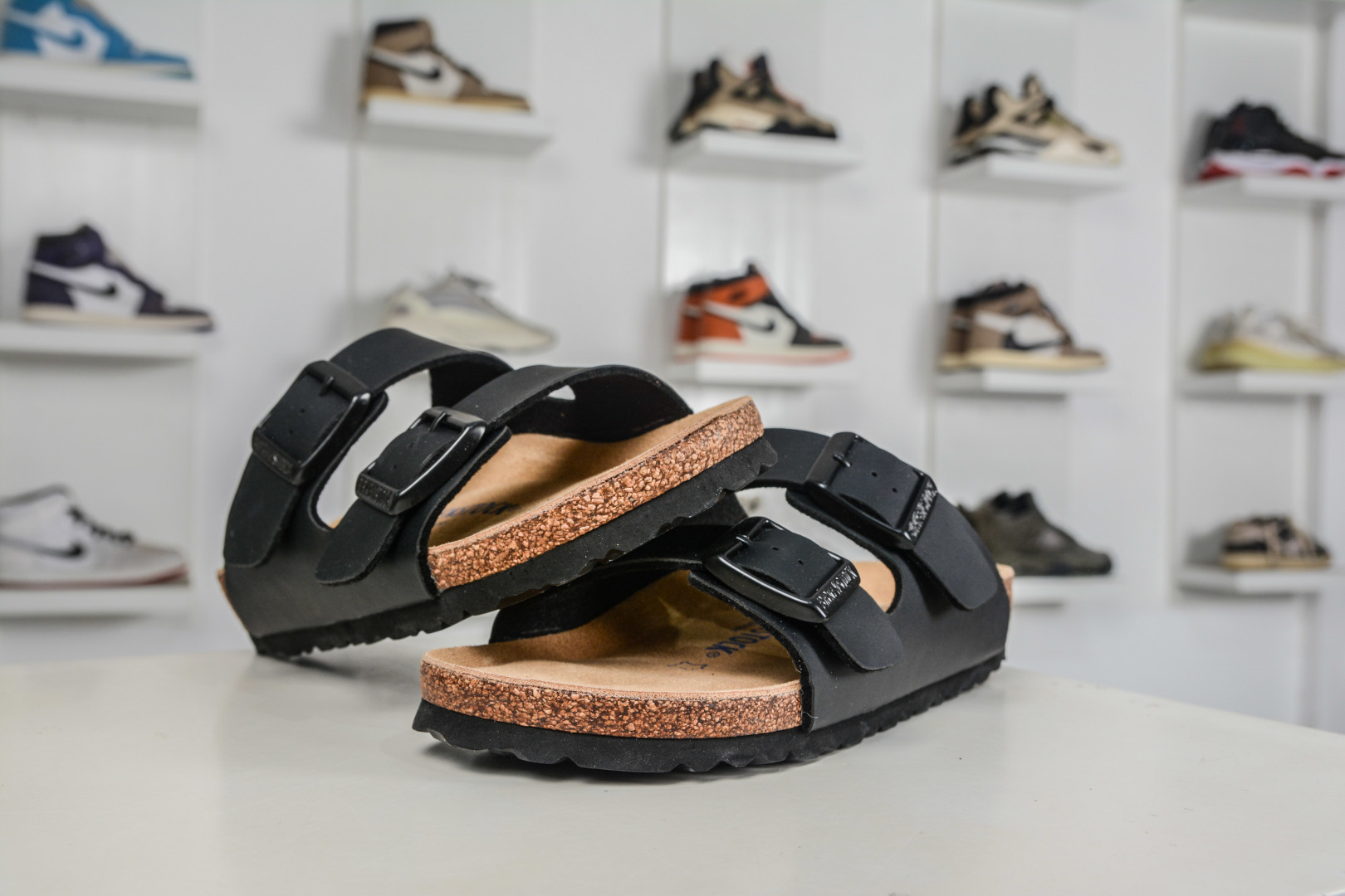 勃肯/博肯 Birkenstock Arizona 双扣拖鞋凉鞋 潮流柔软 舒适 防磨一字拖鞋 0051191 光面皮黑色-Top High Quatity Cheap Sneakers Fashion Clothing Clothes Bags handbags Shoes of all Brand wholesale With The best Quality And Beautiful Price from China Factory Chinese suppliers wholesaler seller 勃肯/博肯 Birkenstock Arizona 双扣拖鞋凉鞋 潮流柔软 舒适 防磨一字拖鞋 0051191 光面皮黑色