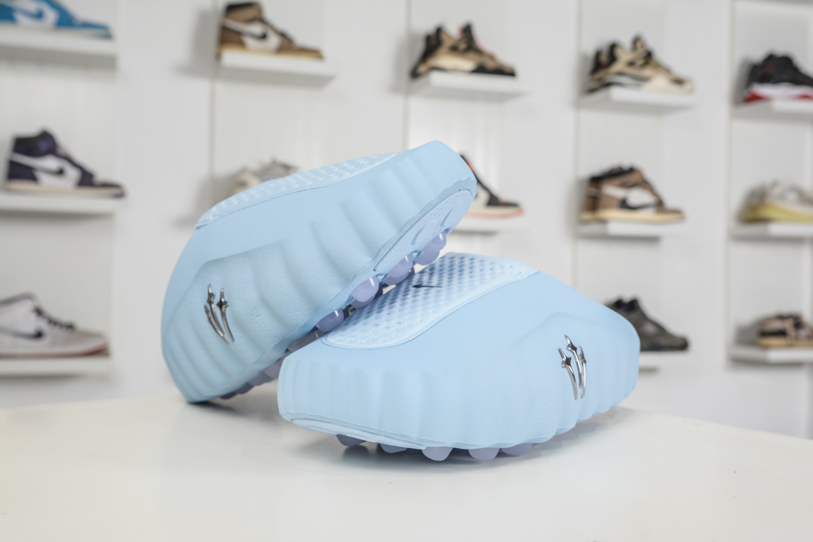Nocta x NK Mind 001 天蓝 黑科技足底按摩舒适贴合包头拖鞋 HY5028-001-Top High Quatity Cheap Sneakers Fashion Clothing Clothes Bags handbags Shoes of all Brand wholesale With The best Quality And Beautiful Price from China Factory Chinese suppliers wholesaler seller Nocta x NK Mind 001 天蓝 黑科技足底按摩舒适贴合包头拖鞋 HY5028-001