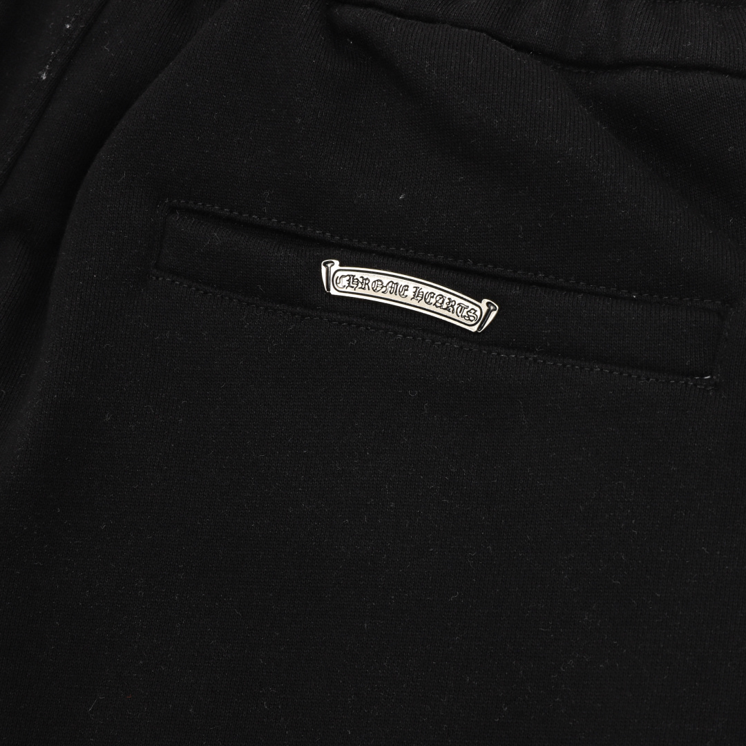 Chrome Hearts Chrome Hearts/克罗心 十字架贴布刺绣短裤