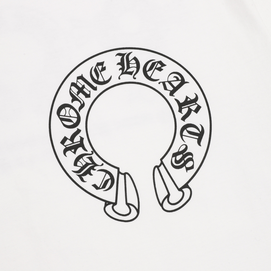 Chrome Hearts Chrome Hearts/克罗心 十字马蹄印花短袖