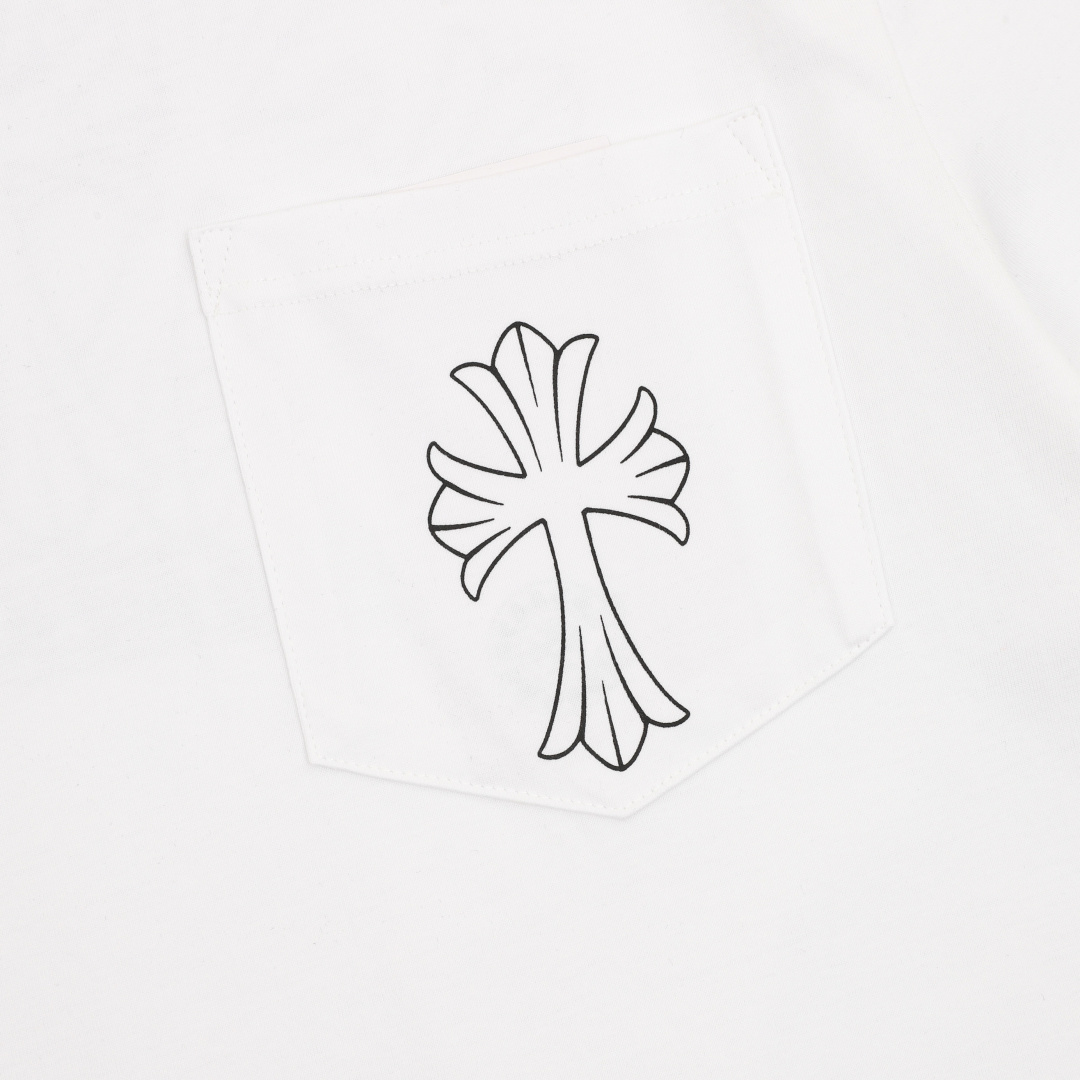 Chrome Hearts Chrome Hearts/克罗心 素描十字架印花短袖